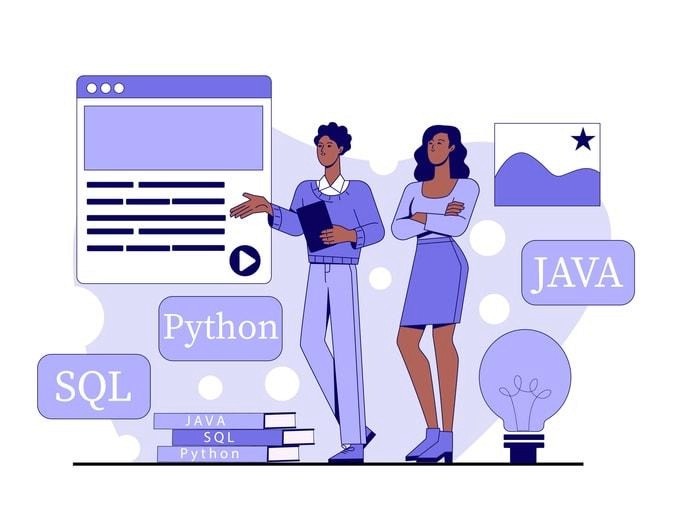 A student receiving personalized tutoring in Python.