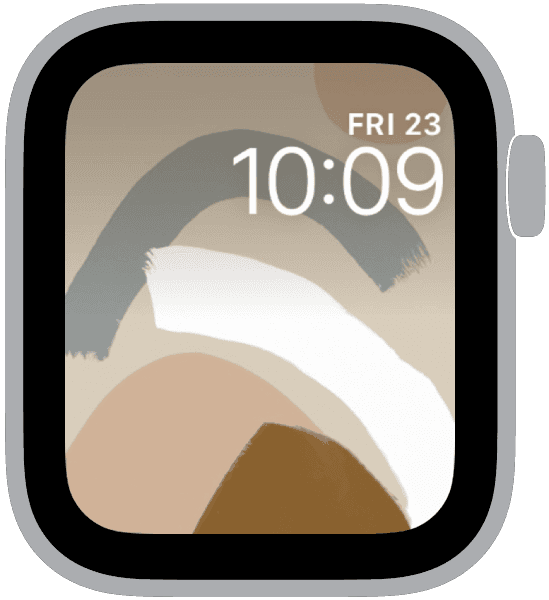 an apple watch face from the neutral modern collection