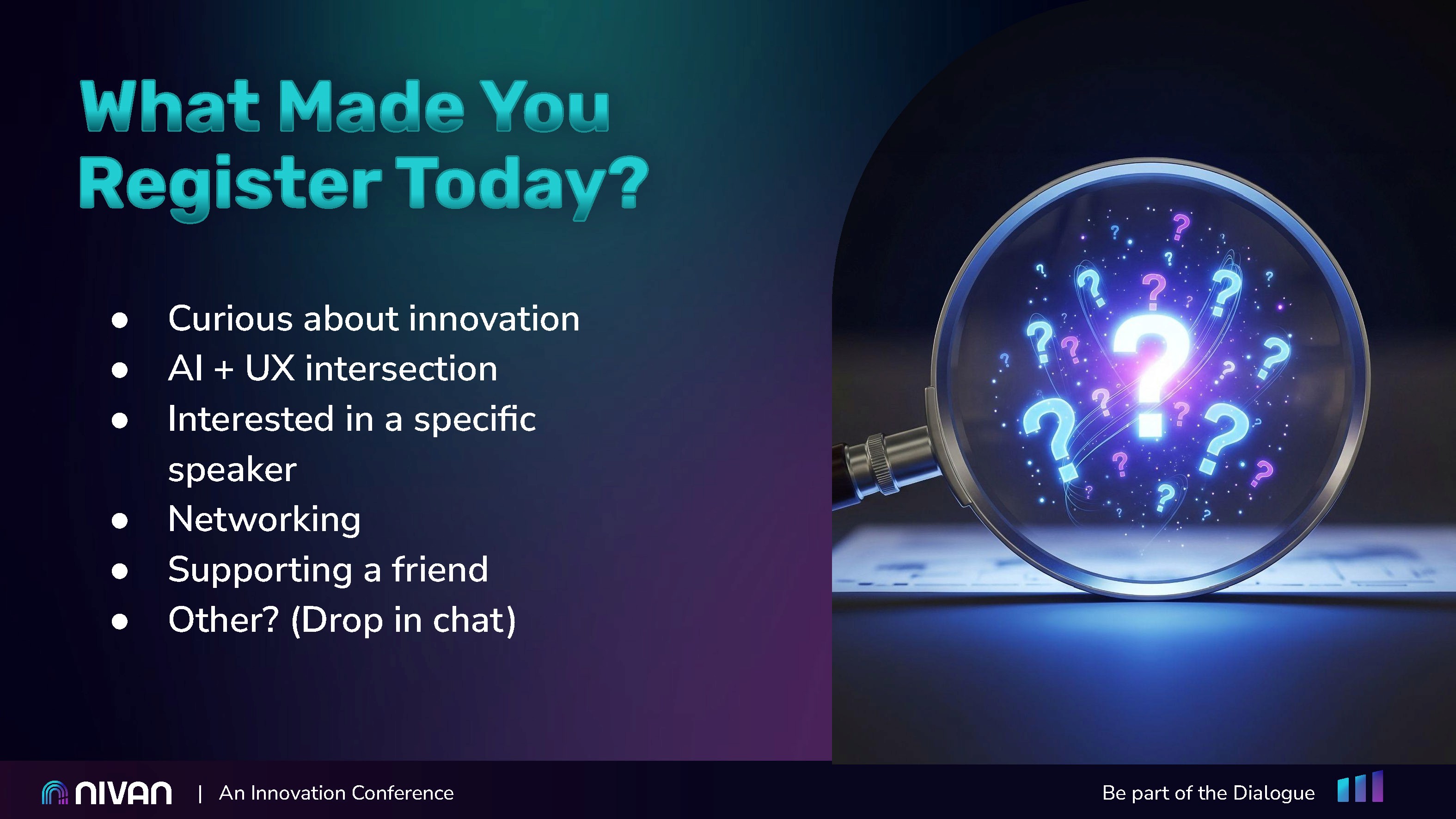 8 variations of nivan logos that includes stacked, horizontal, color, and reverse logos