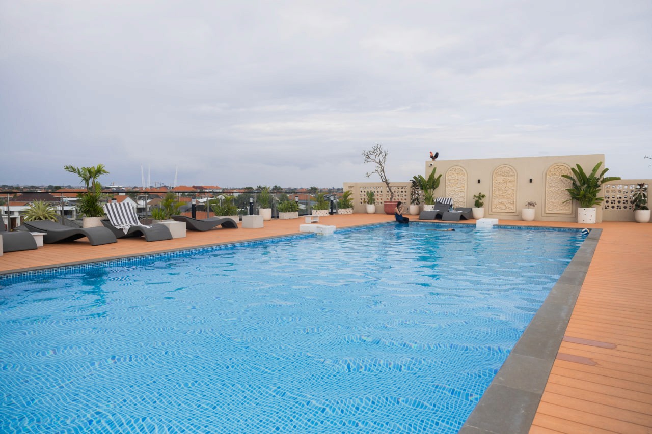 1-bedroom apartment with ocean and sunset views in Canggu