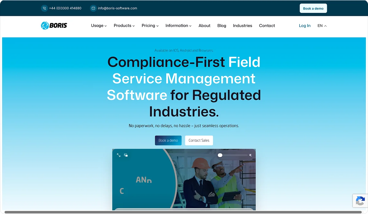 BORIS homepage