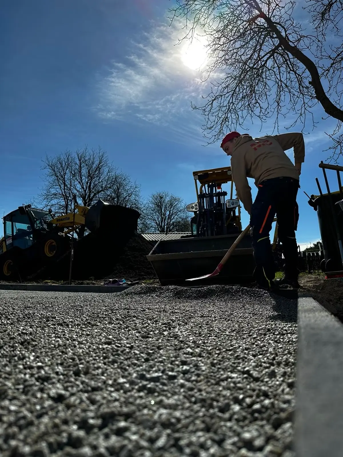 Unterbau und Erdarbeiten für Pflasterarbeiten durch MB Dienstleistungen, Region Waren (Müritz)