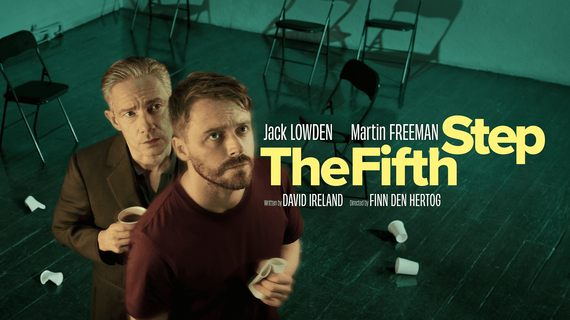  Martin Freeman and Jack Lowden to star in David Ireland's The Fifth Step at London's @sohoplace