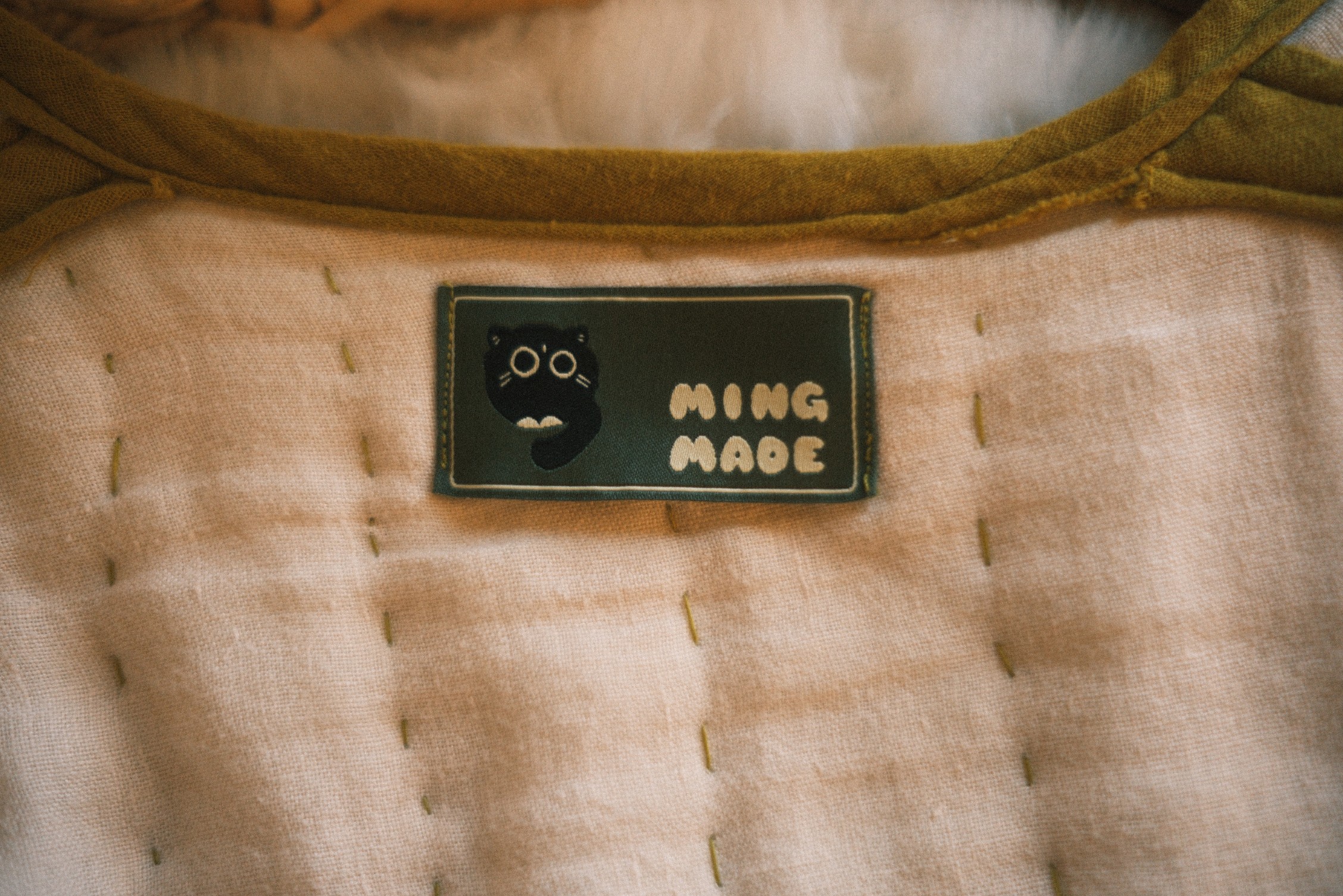 Branding Tag for Ming Made, a small designer line of clothing