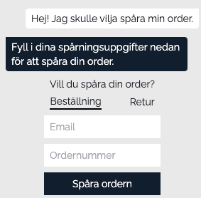 Servai kopplas till interna system