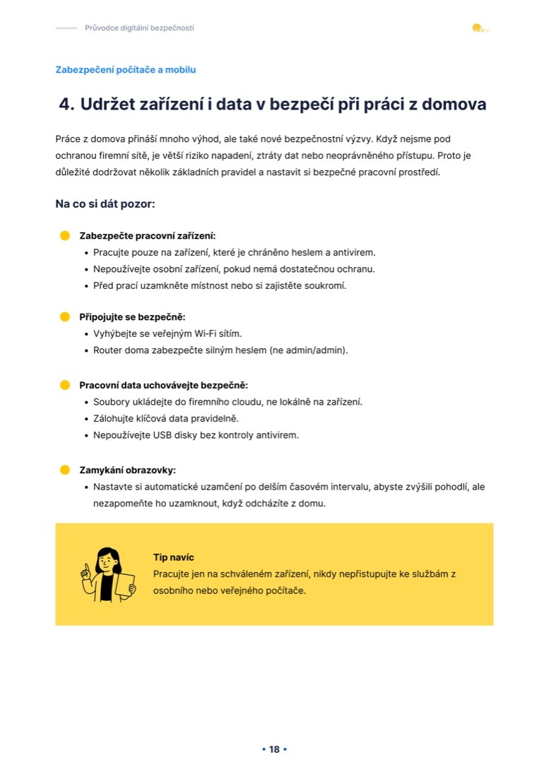 Digital Security Guide, page 18