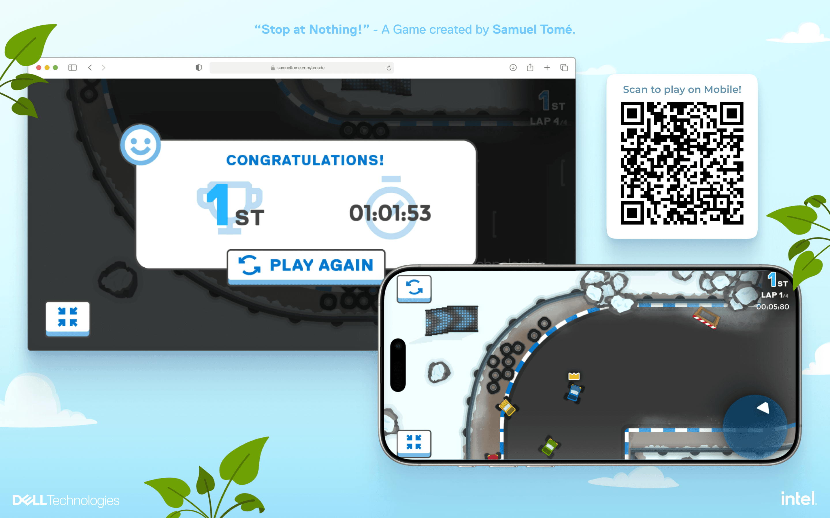 Stop at Nothing, racing game online - By Samuel Tomé, Designer & Game Developer - Intel Dell