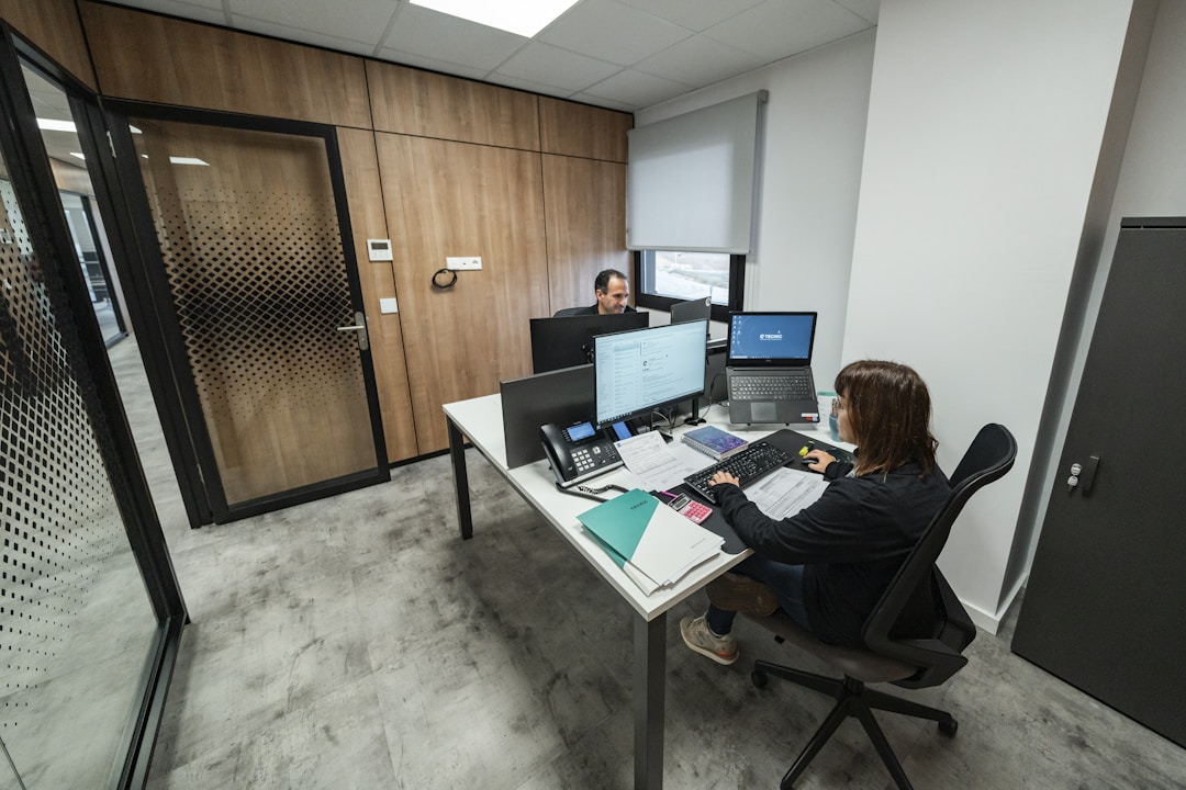 modern office workspace team