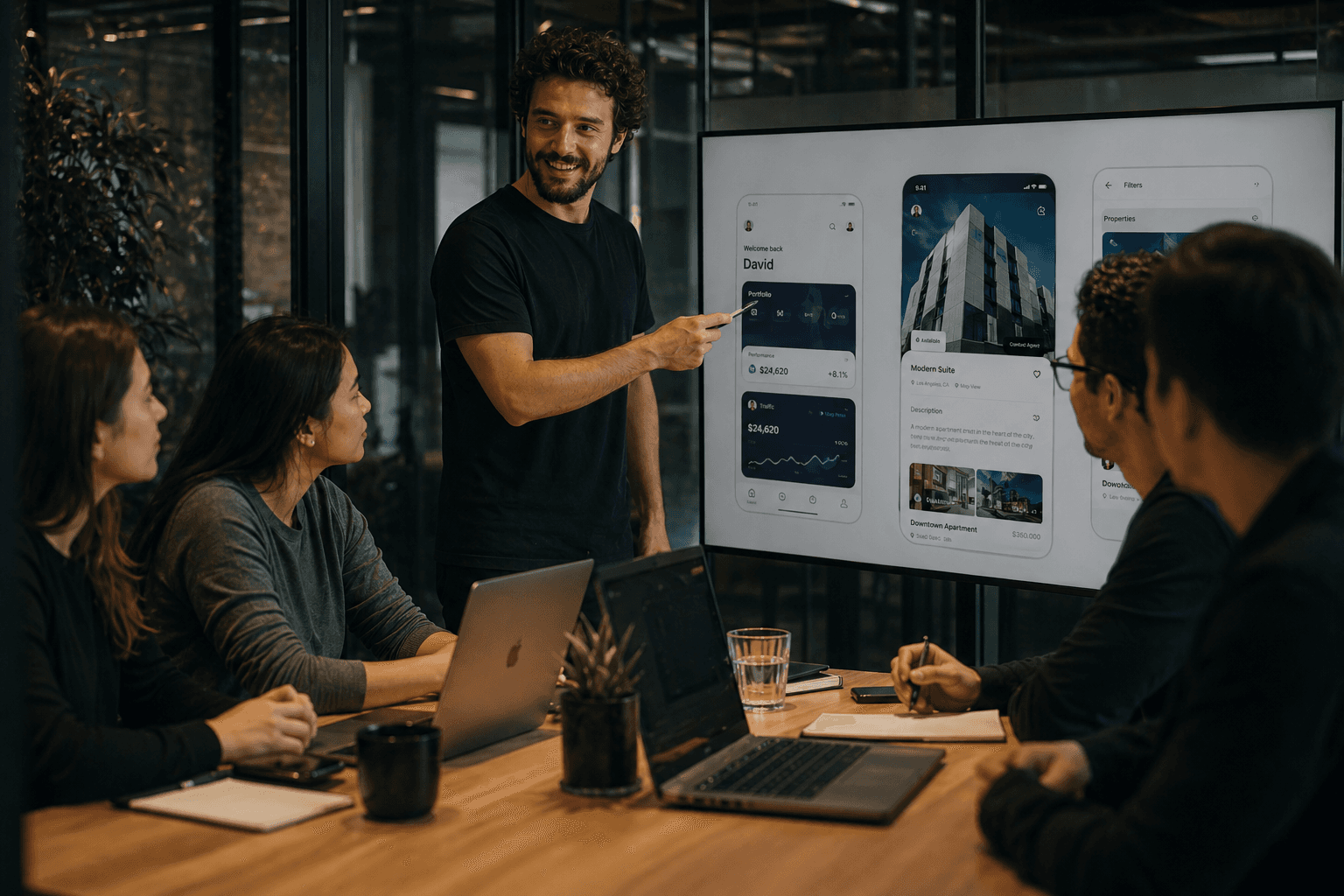 Man Using Laptop