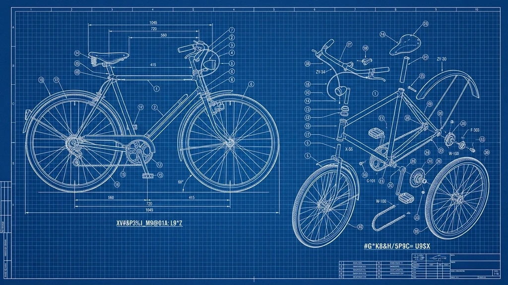 Blueprint AI video style sample