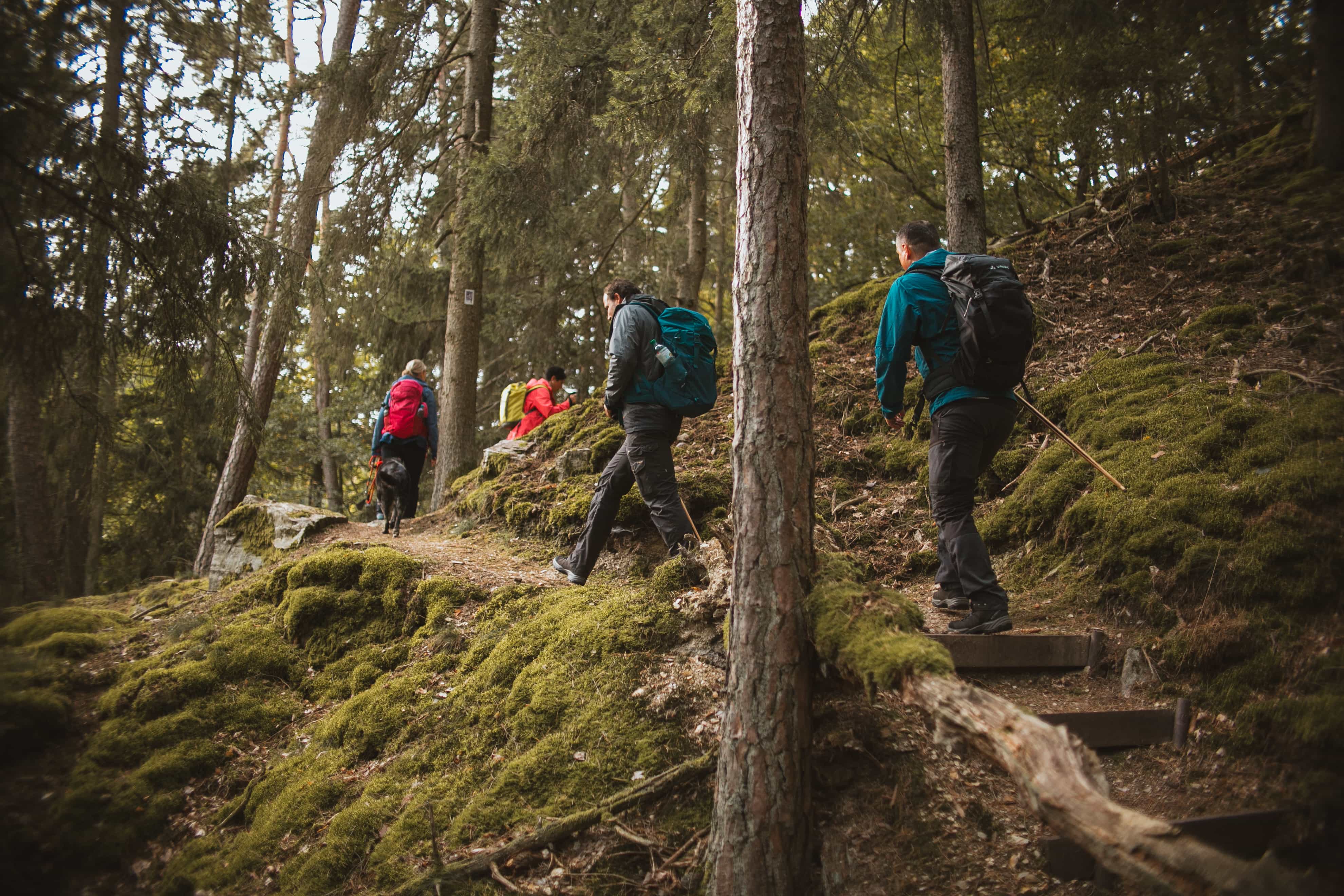 Wanderer on the Dream Loop Stumm Eisenhüttenweg