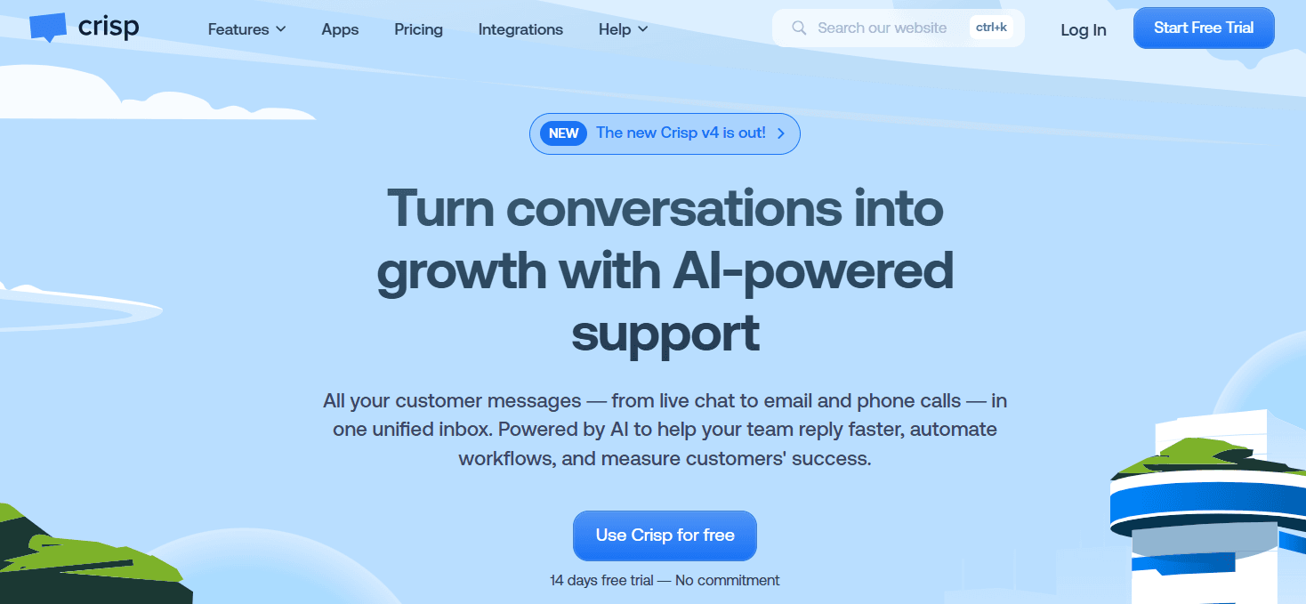 Crisp - LiveChat Alternatives