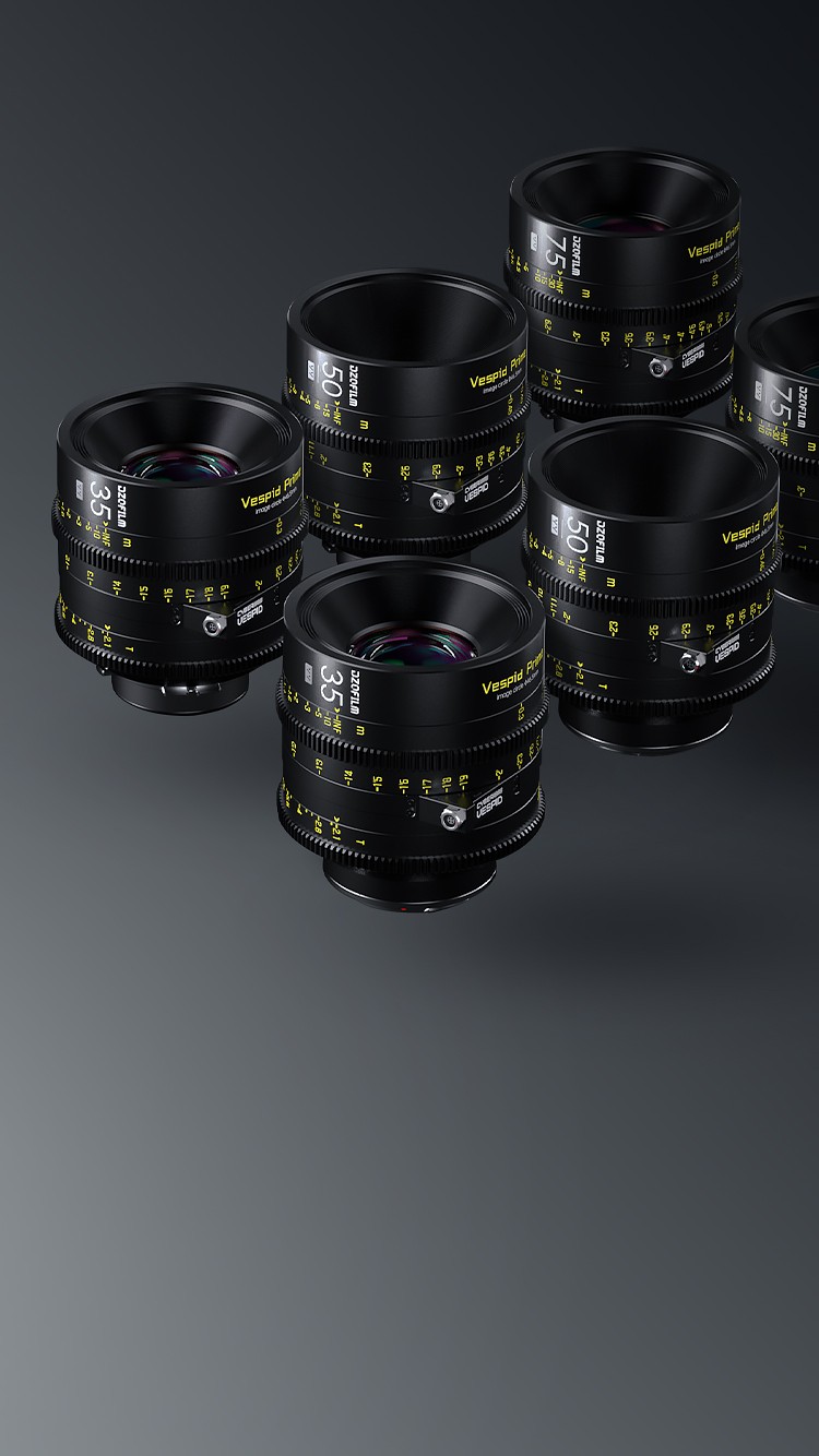 VESPID CYBER | Cine Lenses Designed for DJI RS 3 Pro | DZOFILM
