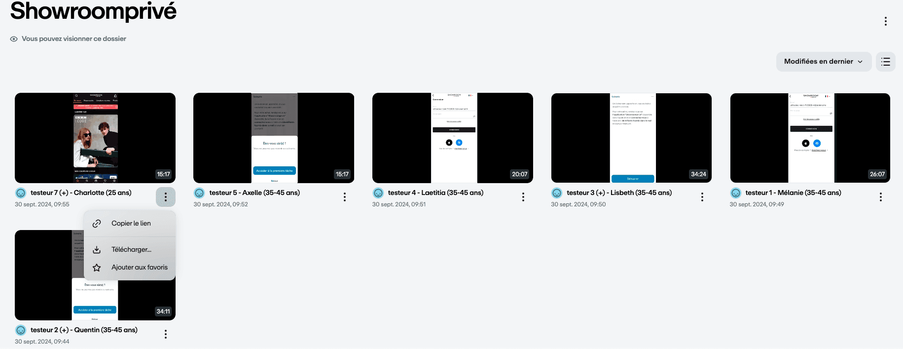 Screenshot de la plateforme userlynx