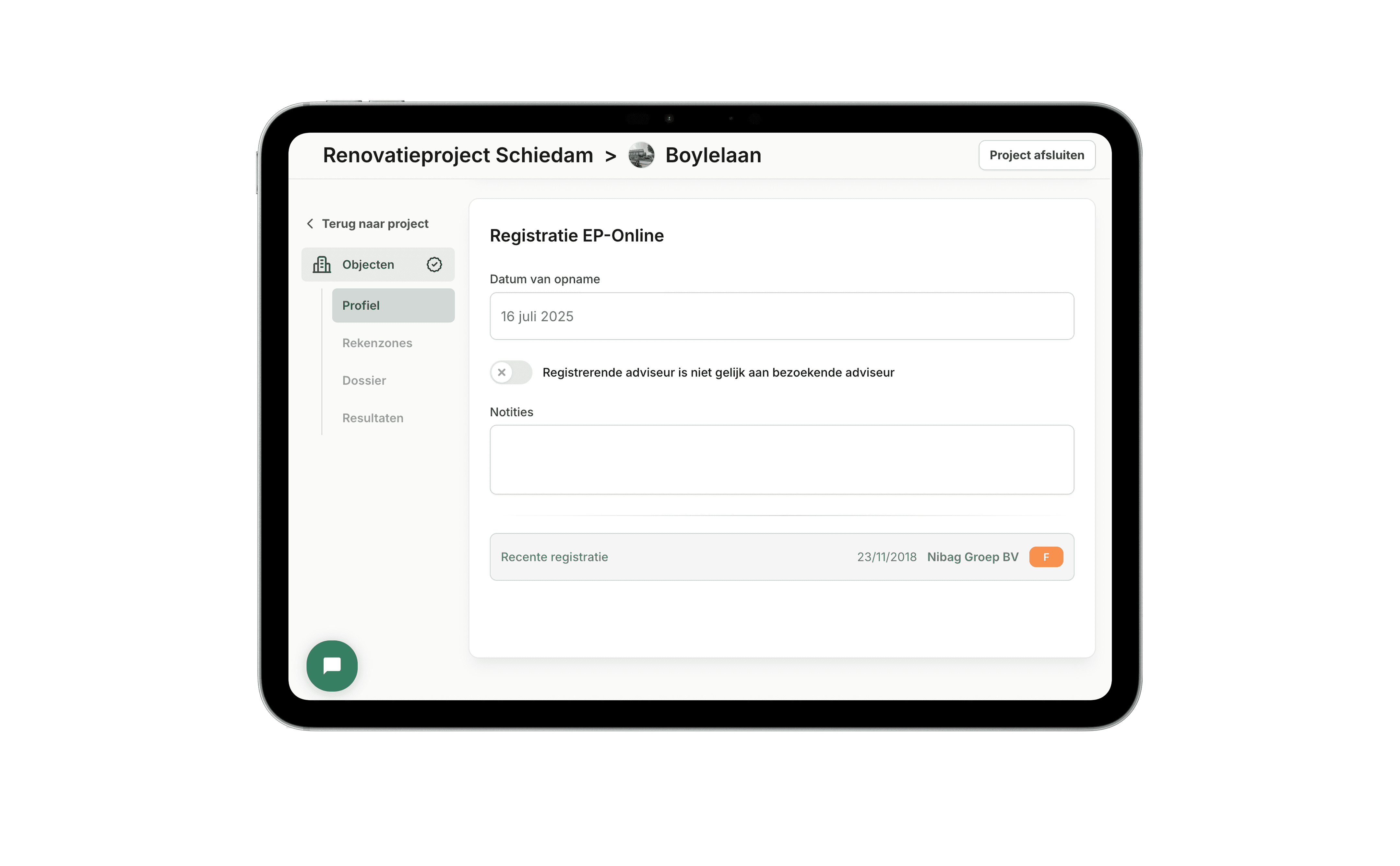Recente registraties weergegeven Label-wise