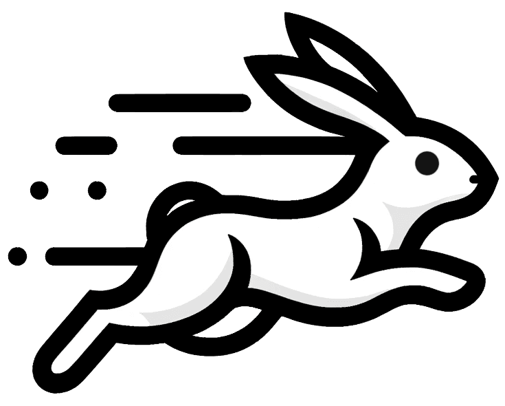 rapid prototyping icon rabbit bunny speed