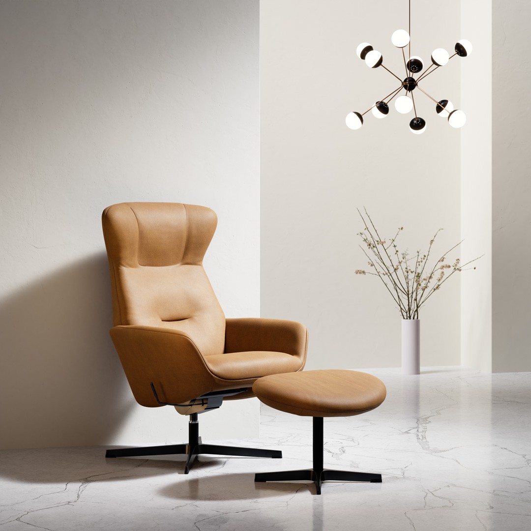 KEBE stol med Dyfosit-beslag