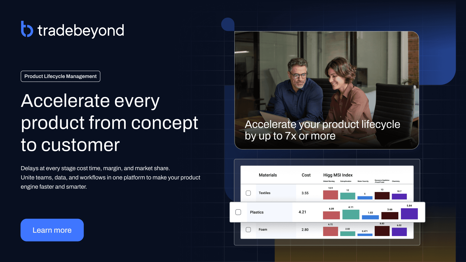 Accelerated Product Life Cycle Management Software | TradeBeyond