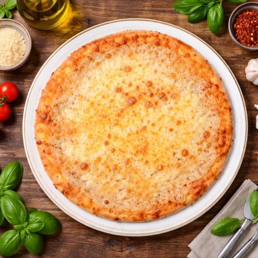 pizza with green leaf vegetable