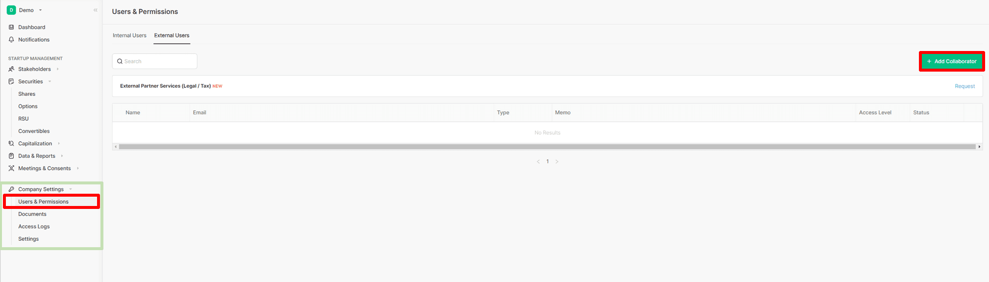 Inviting External Collaborators.