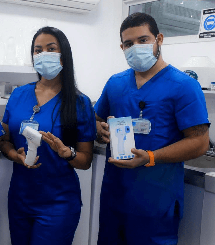 Lab technician kept a small chemical bottle in a stand