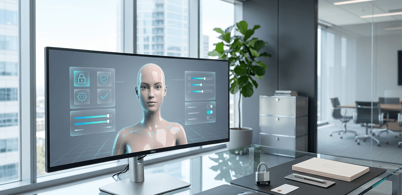 A developer's desk setup for reviewing a Unity avatar SDK license.