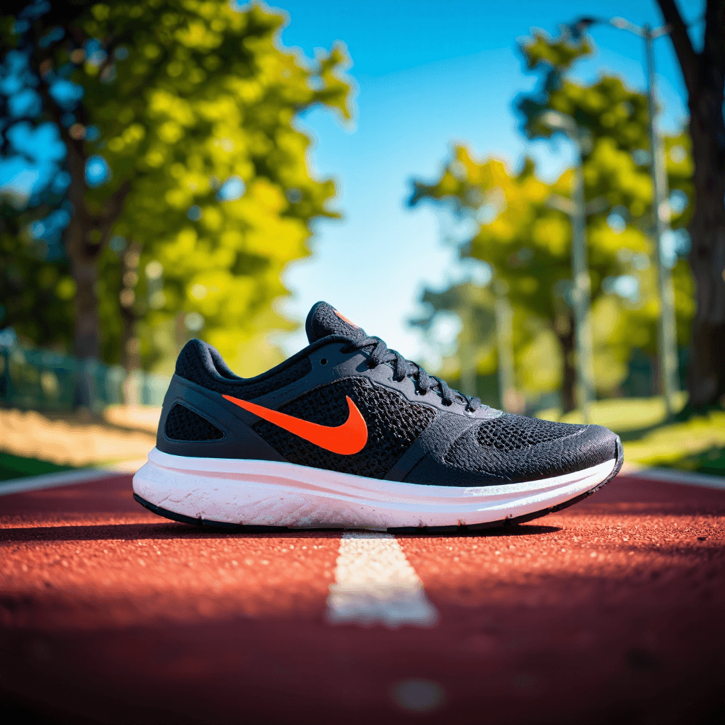 product photography of a pair of athletic shoes