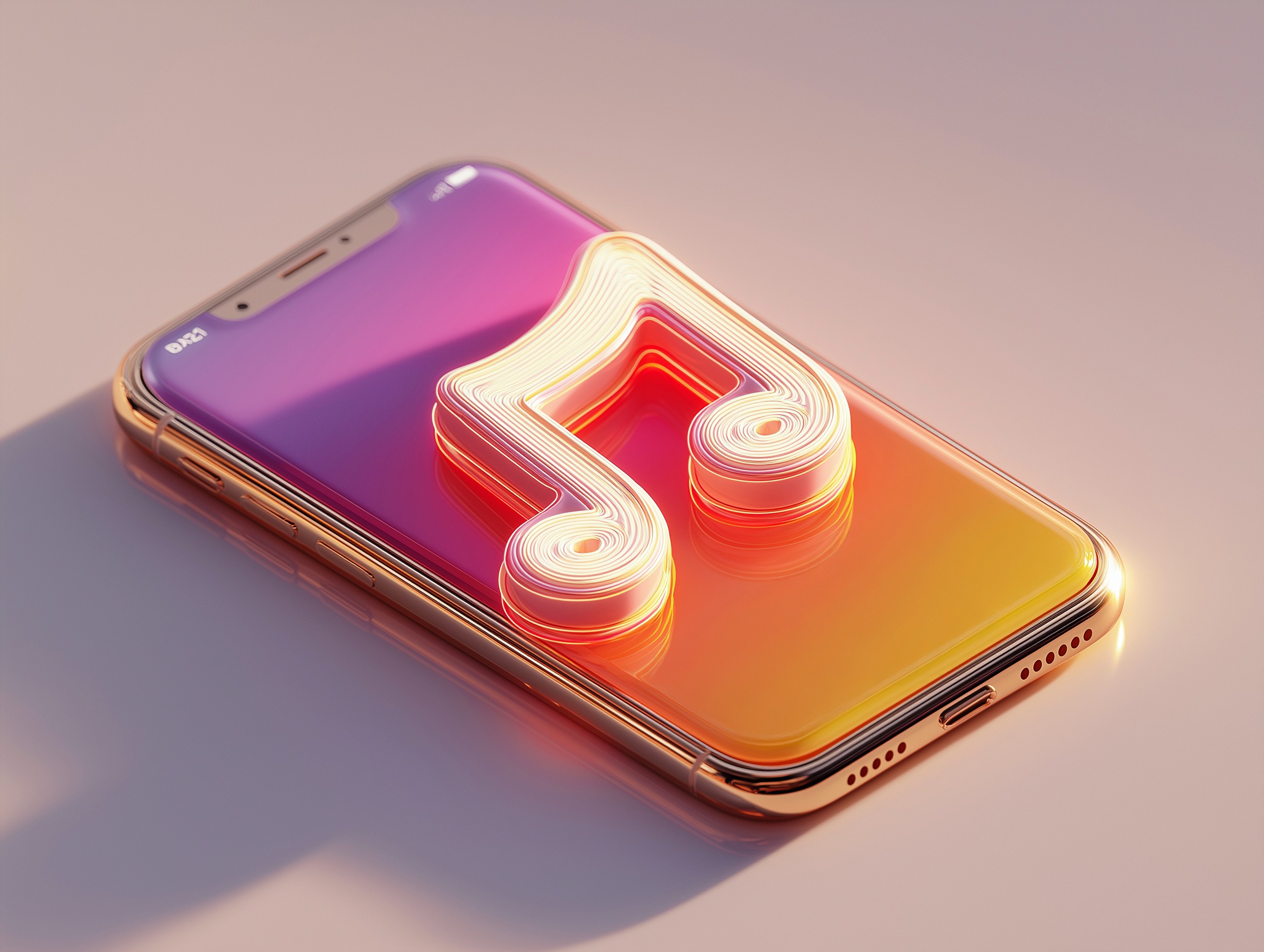 Instagram Reels incorrect audio attribution fix - 3D music note icon with Instagram gradient