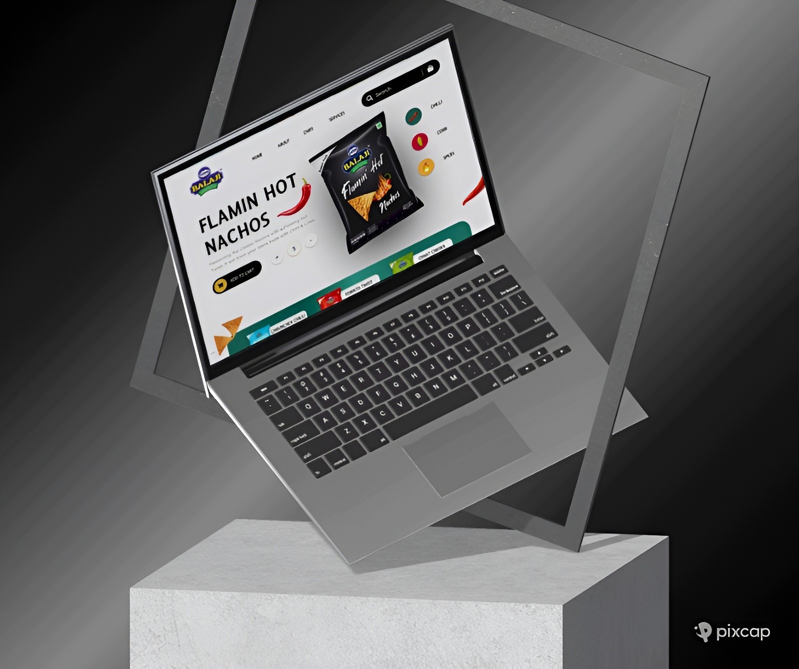 Balaji Snacks : Figma UI Design Study