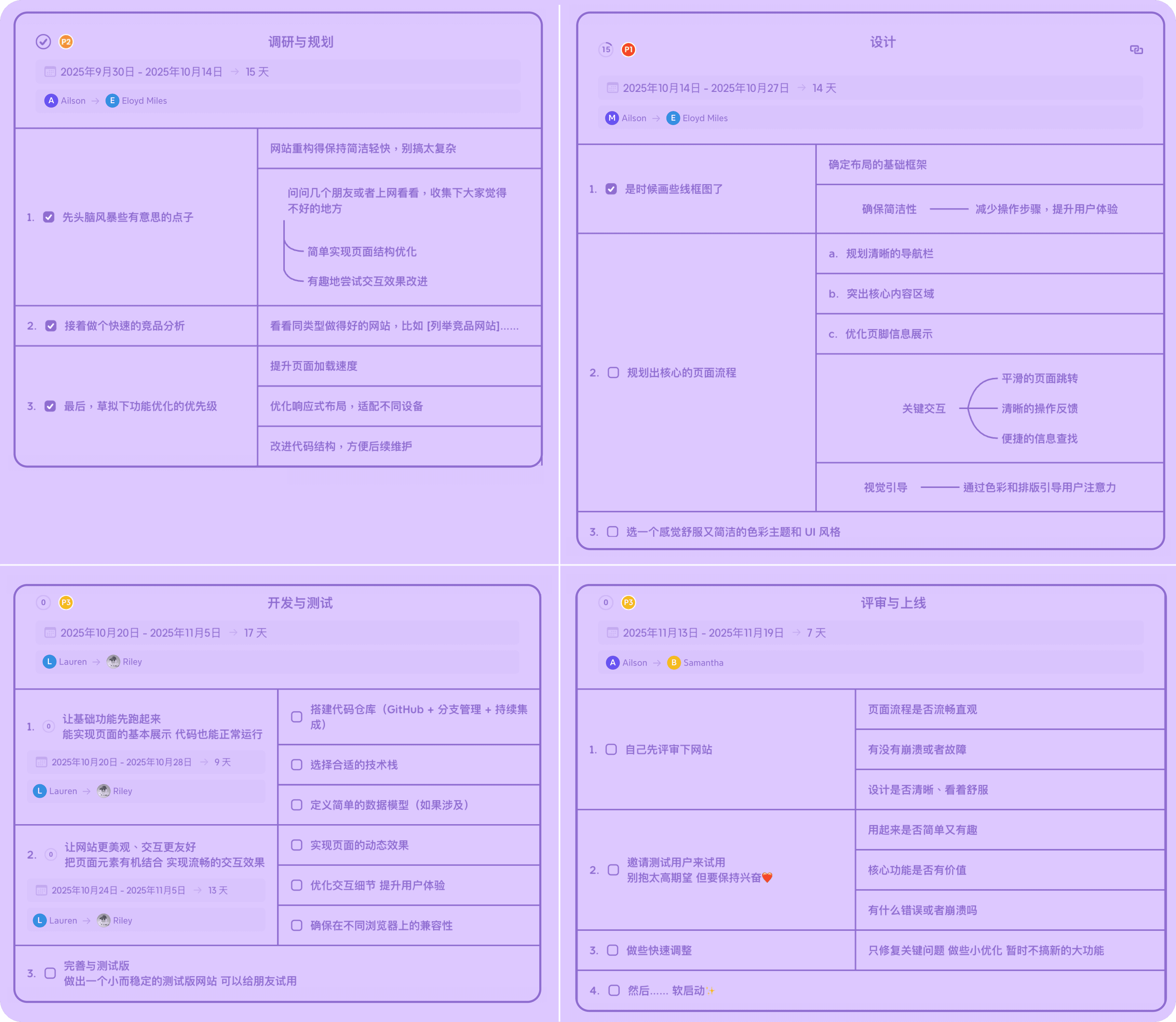 Create with AI in Xmind — turn project content into organized, actionable task breakdowns.
