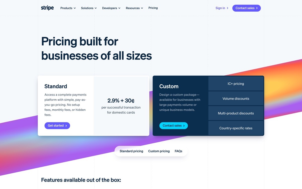 Best SaaS Pricing Page Examples with Stripe