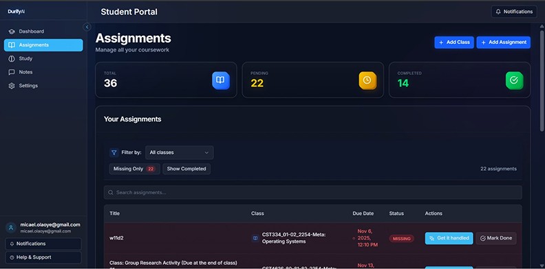 An image of Dreelio's dashboard