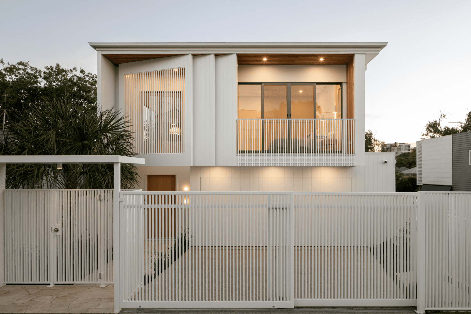 Rear view of Jacaranda House in Brisbane