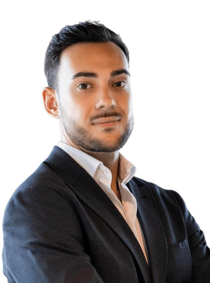 man in gray button up shirt