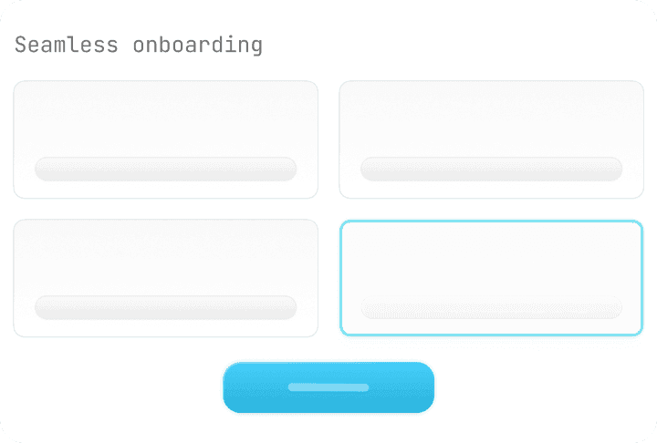 Low onboarding