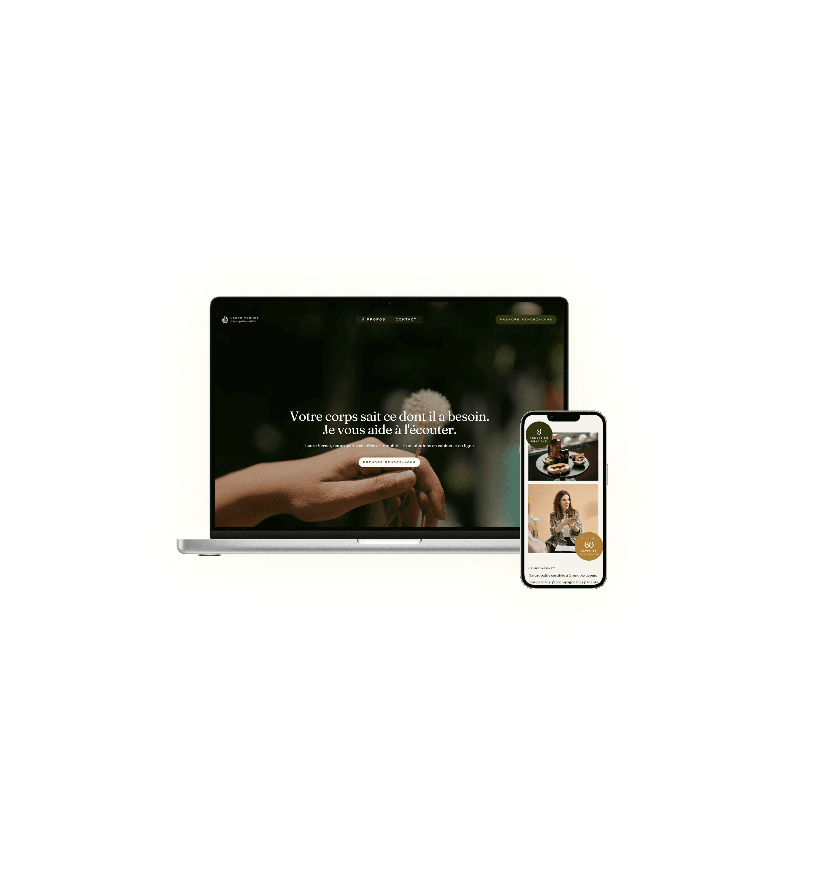 speaker with a half white half green background