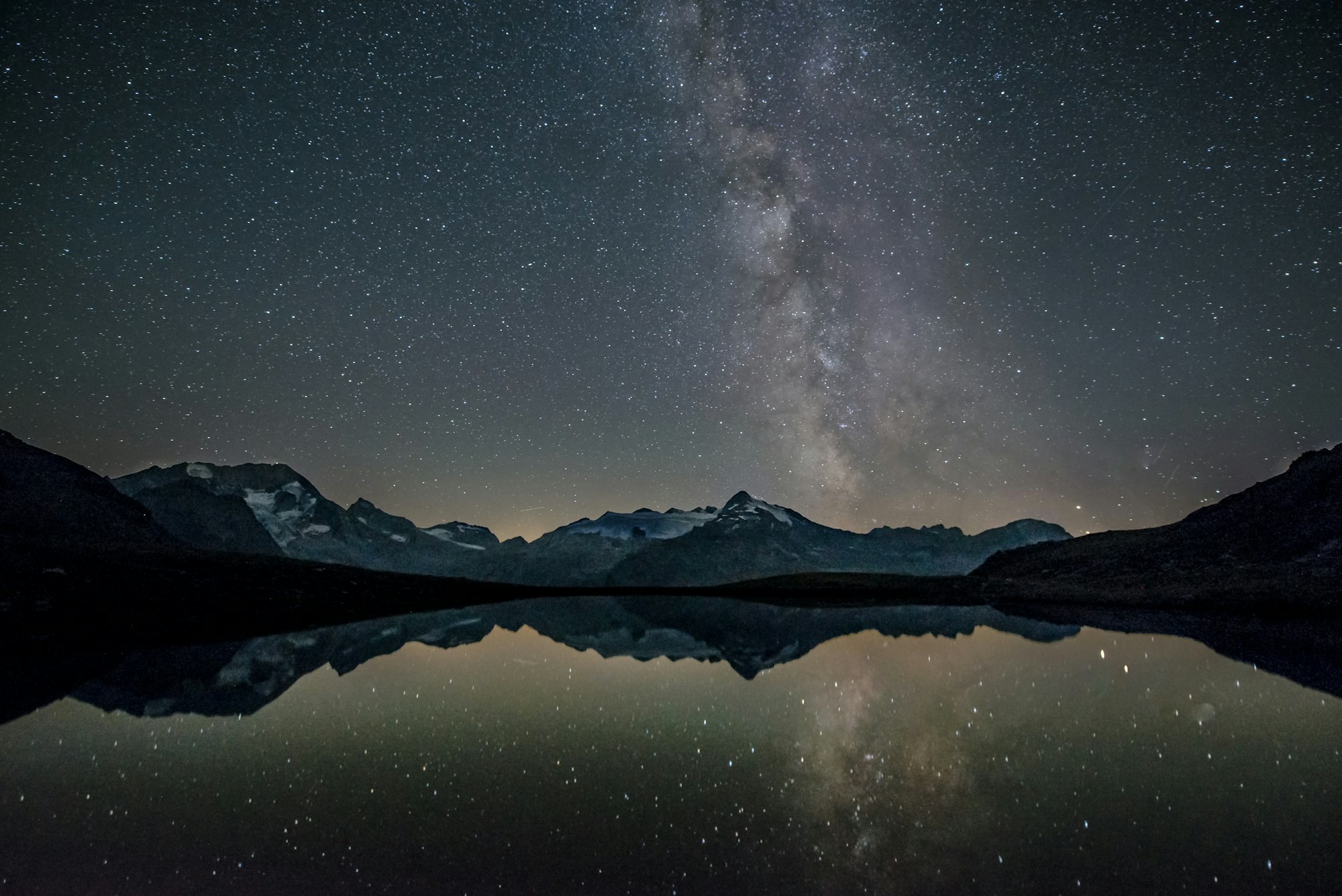 The Milky way from the Earth.