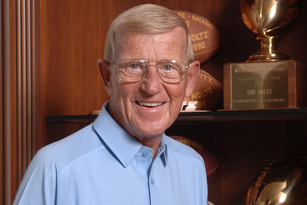 Portrait of Lou Holtz