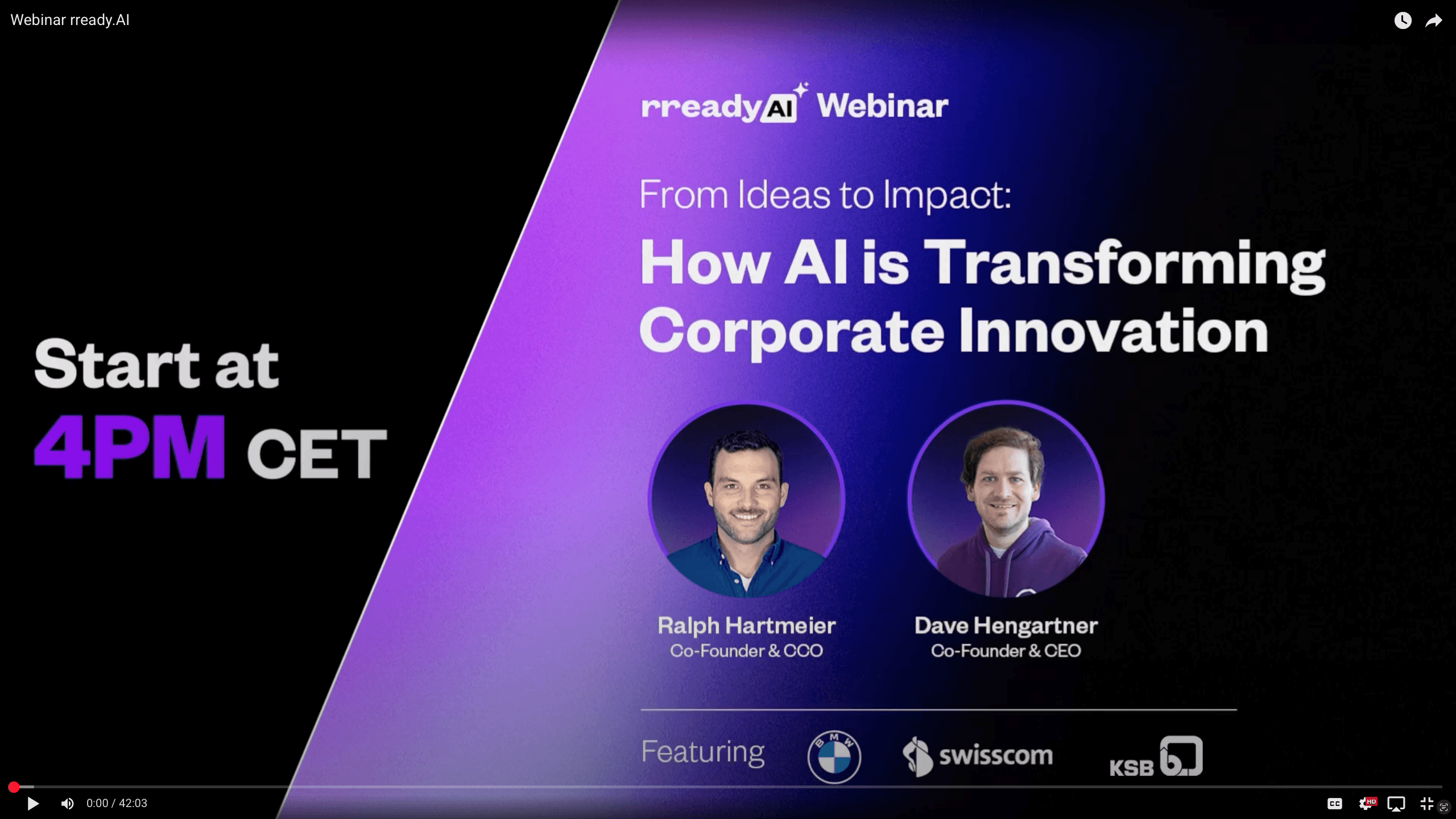 How AI is Transforming Corporate Innovation Webinar