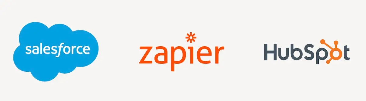 lead tech integrations with Bluebird - salesforce, zapier, hubspot