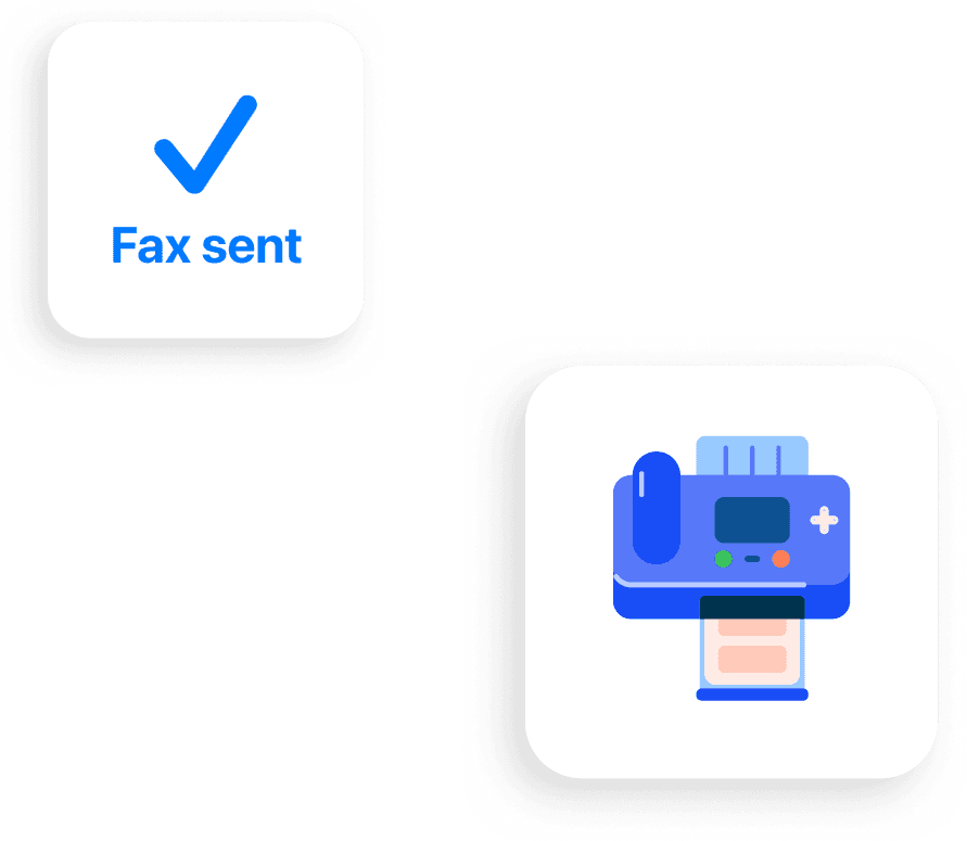 Scan, prepare, and send fax documents easily
