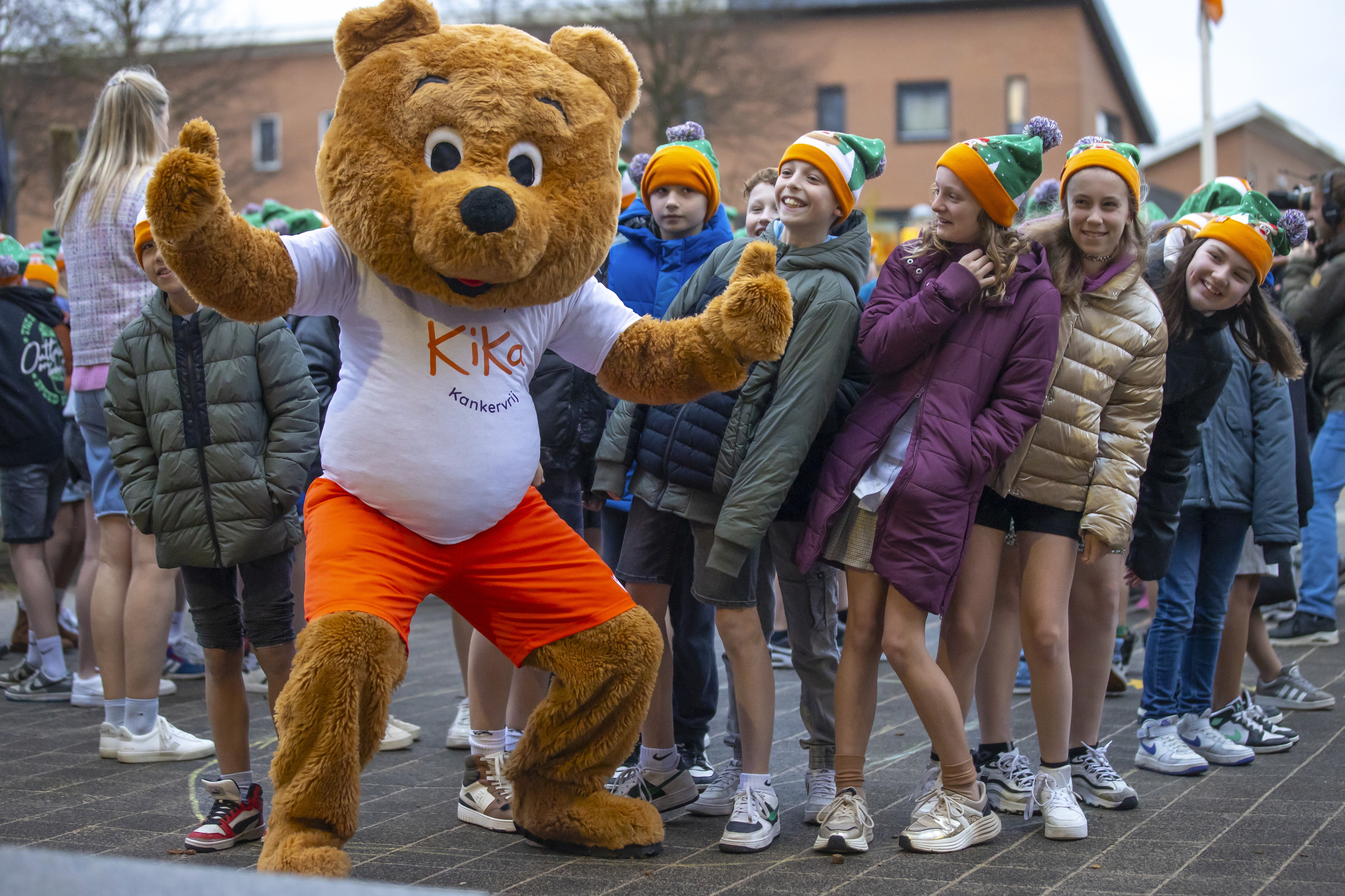 Kinderen in korte broek