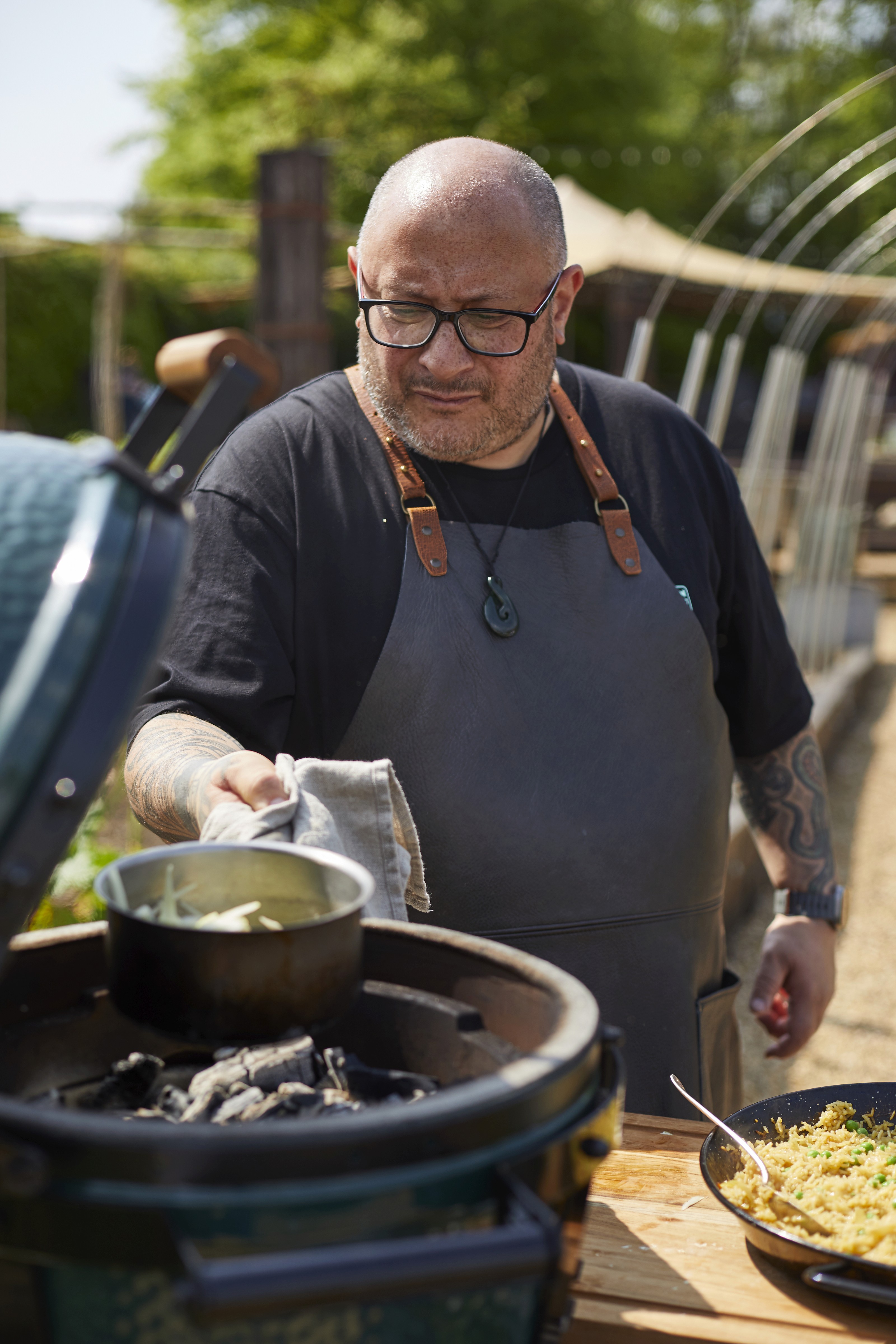 Golf ball in black background