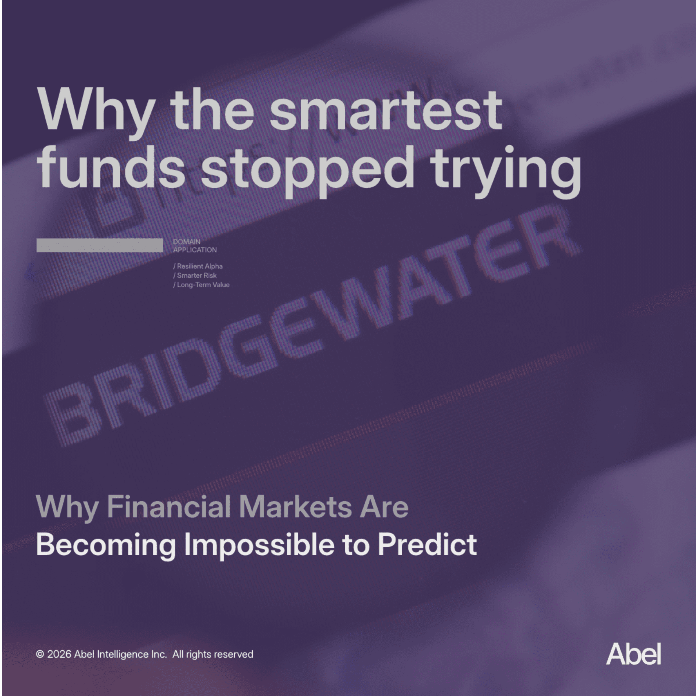 Why Financial Markets Are Becoming Impossible to Predict