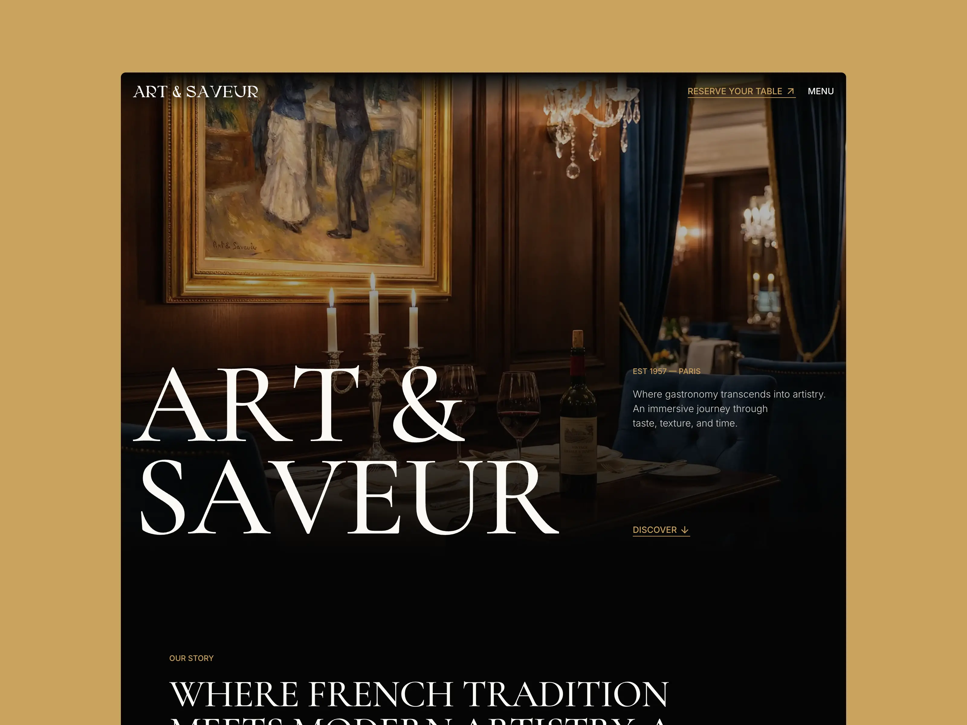 ART & SAVEUR