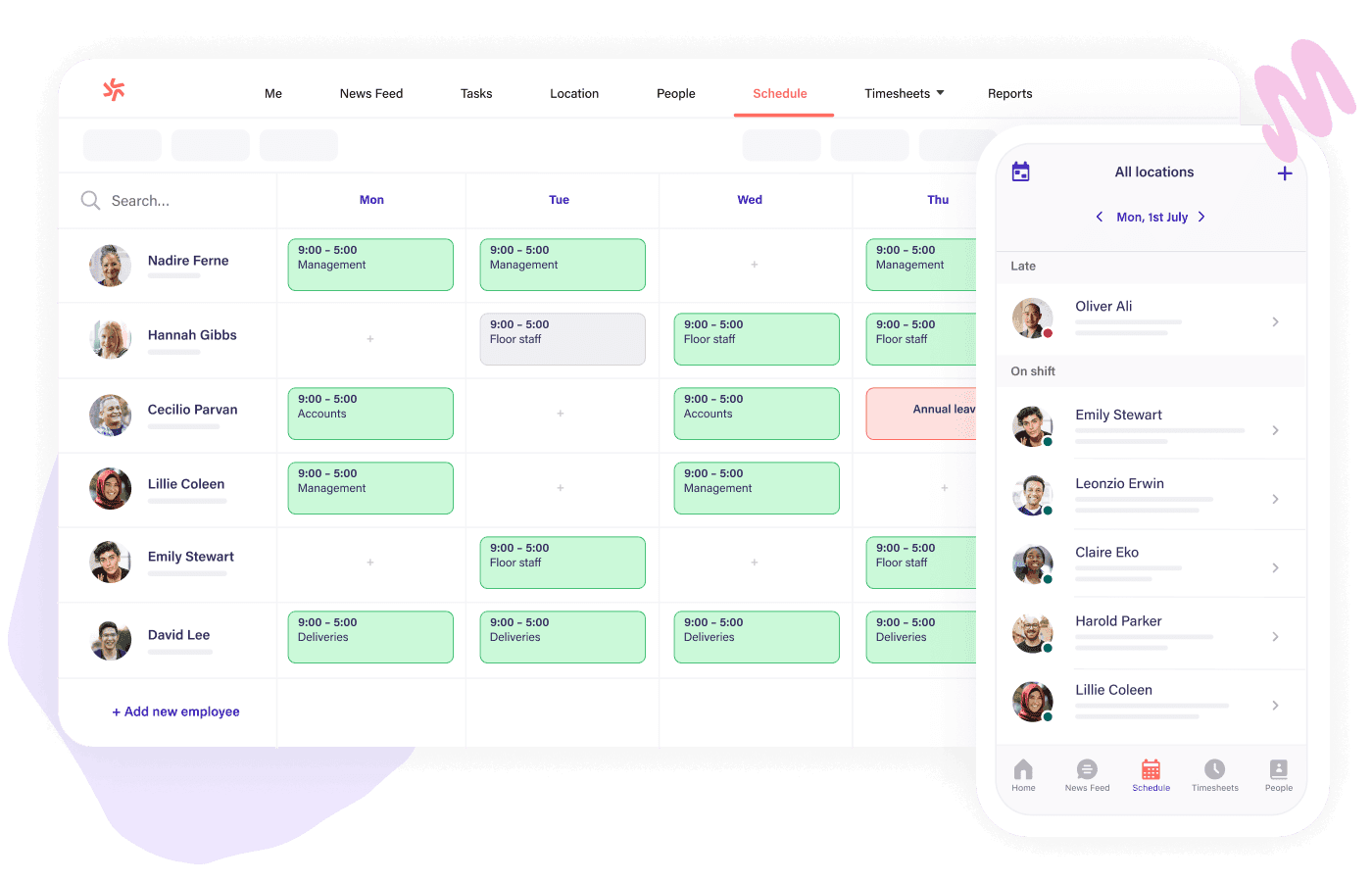 Employee Scheduling Software