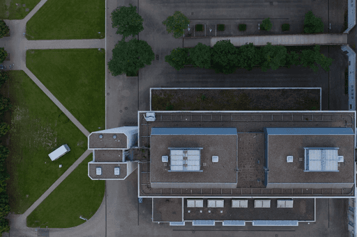 Industrial flat roof