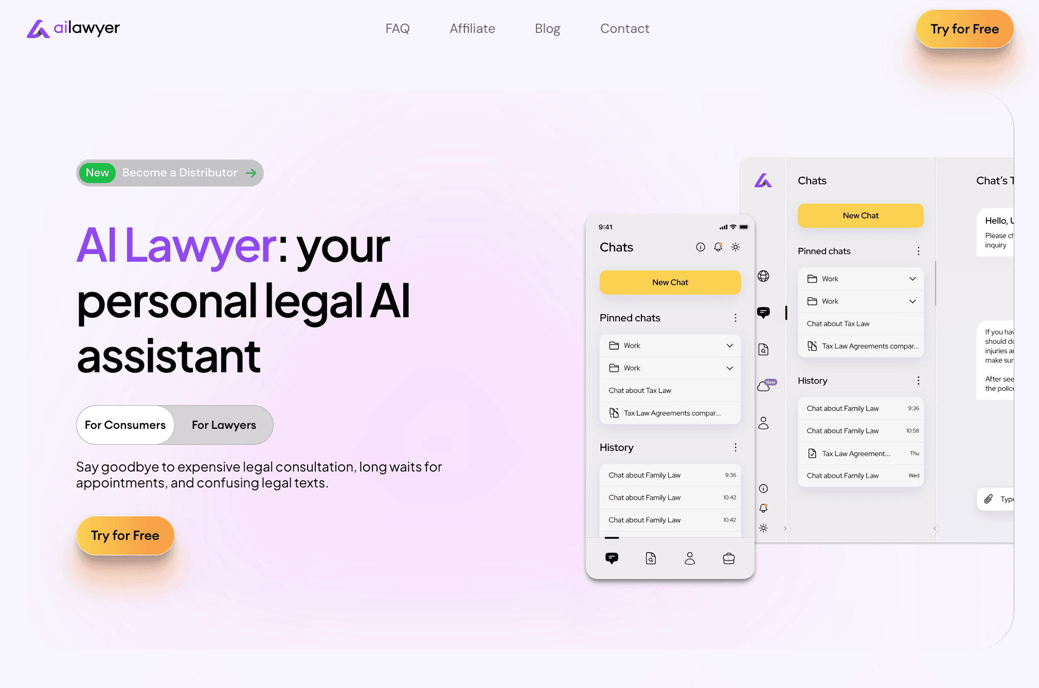 al lawyer main page 