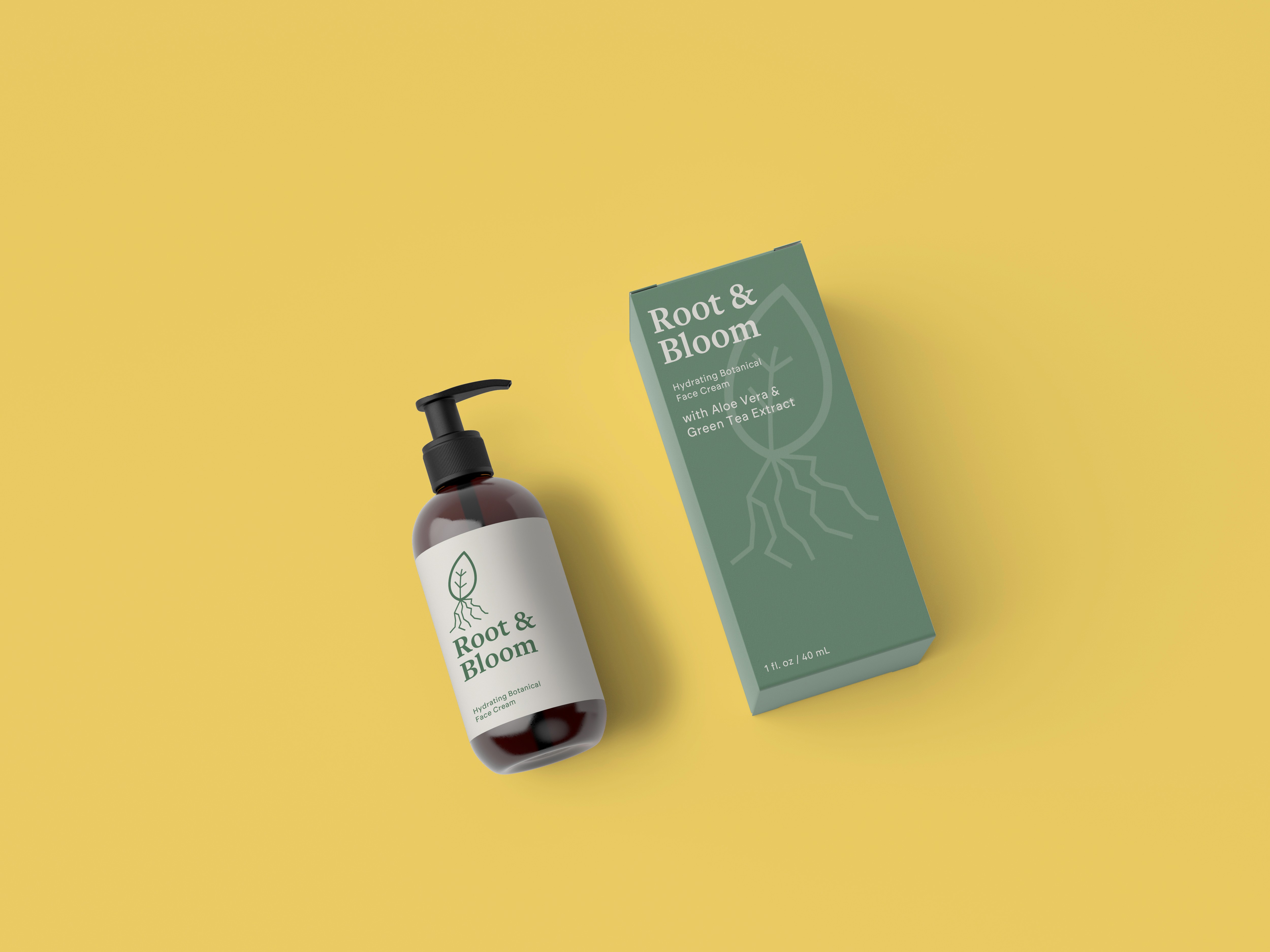 Cosmetic Bottle Mockup