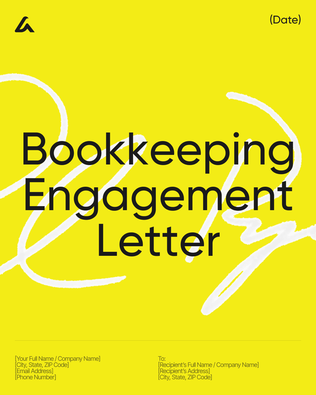 Bookkeeping Engagement Letter